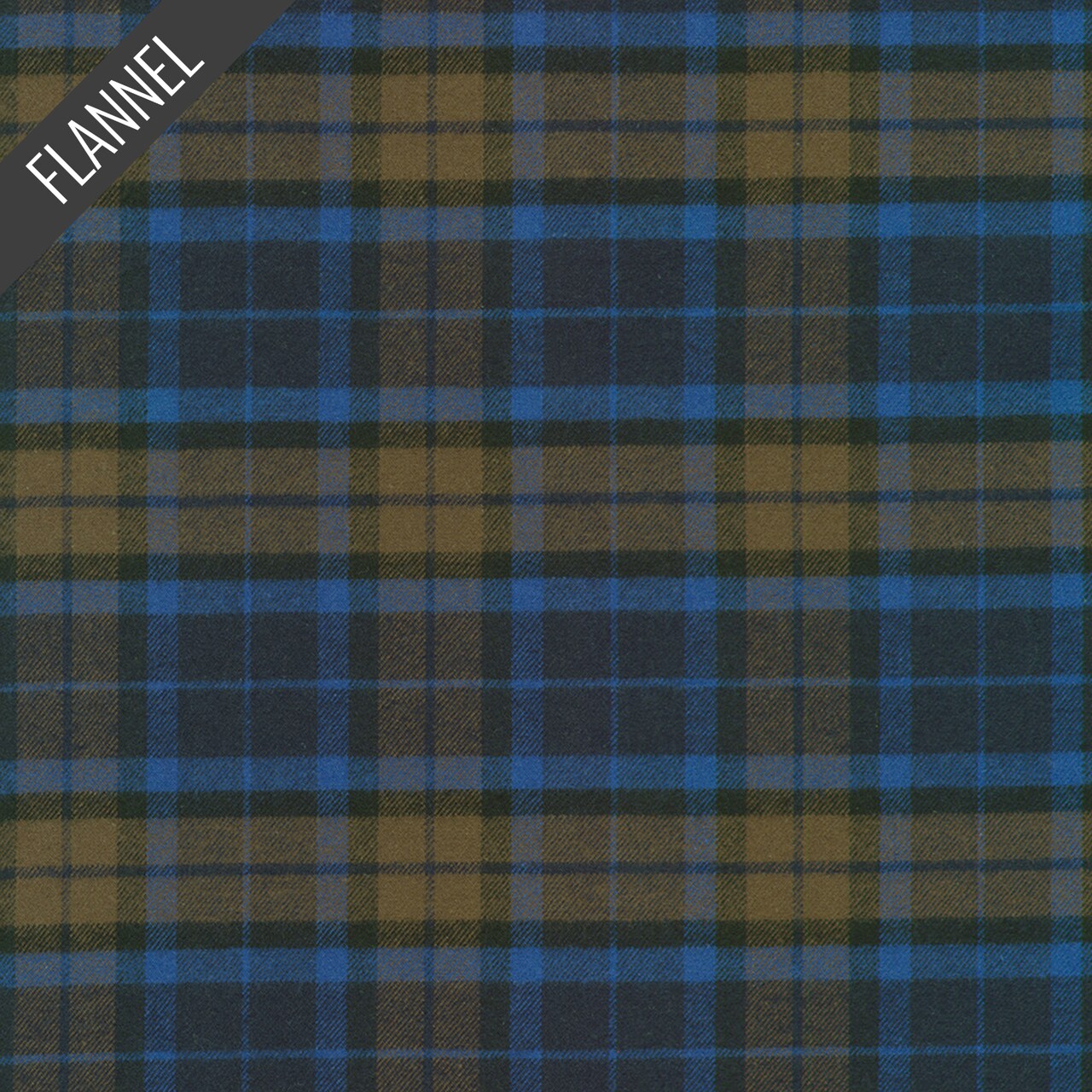 Niseko Twill Flannel Plaid in Ocean (sb-5755-31) | Niseko Twill Flannel Plaids | Robert Kaufman